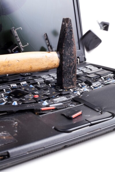 Physical data destruction