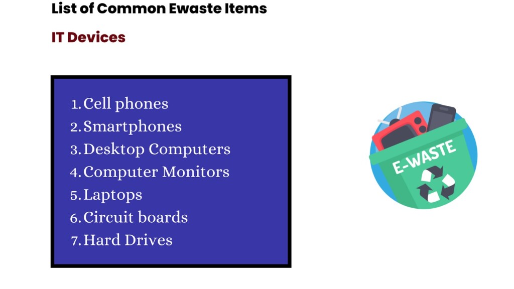 List of Common ewaste items