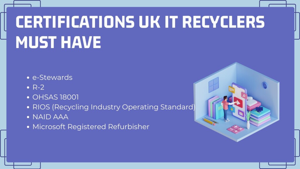 Certifications of IT Recyclers