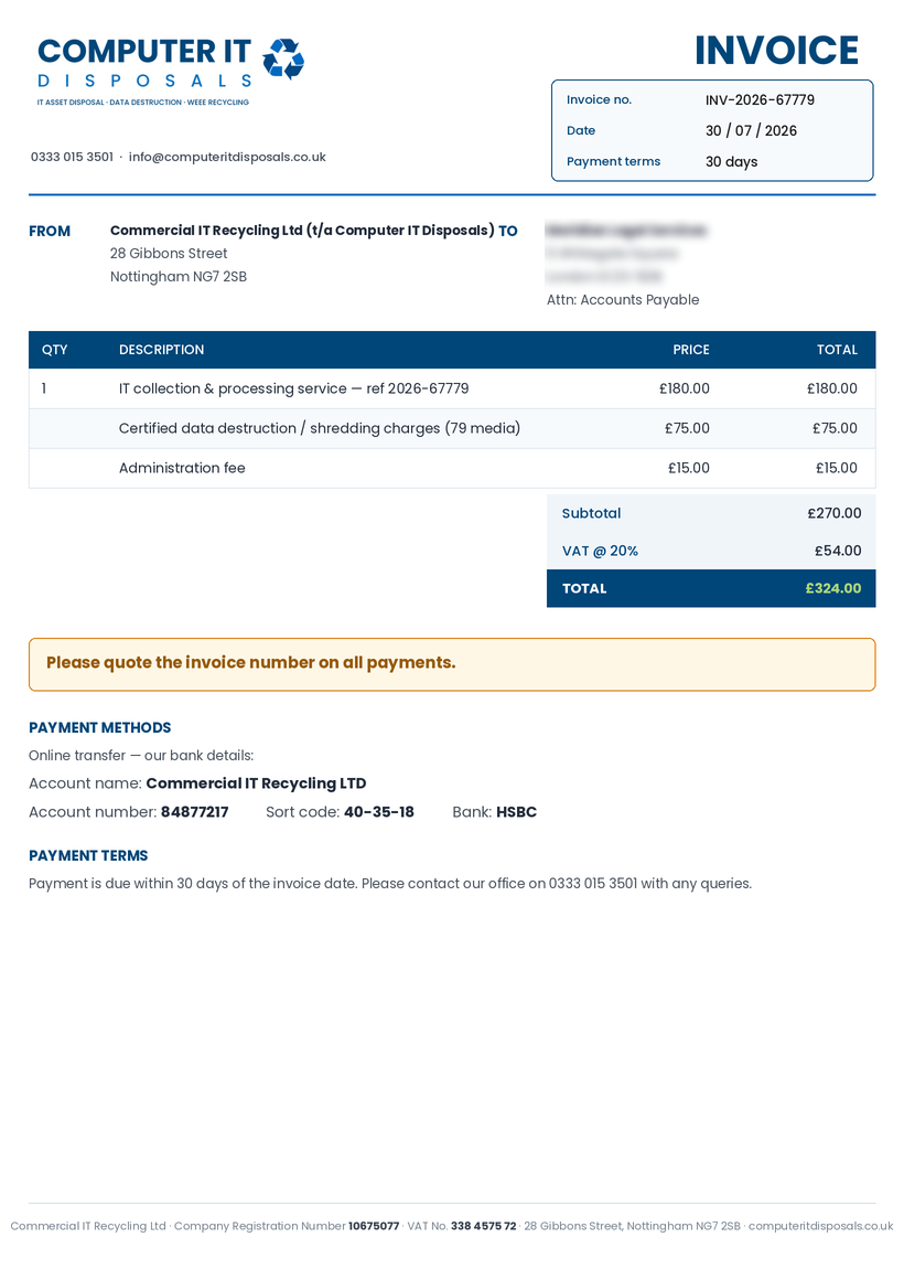 Invoice Sample