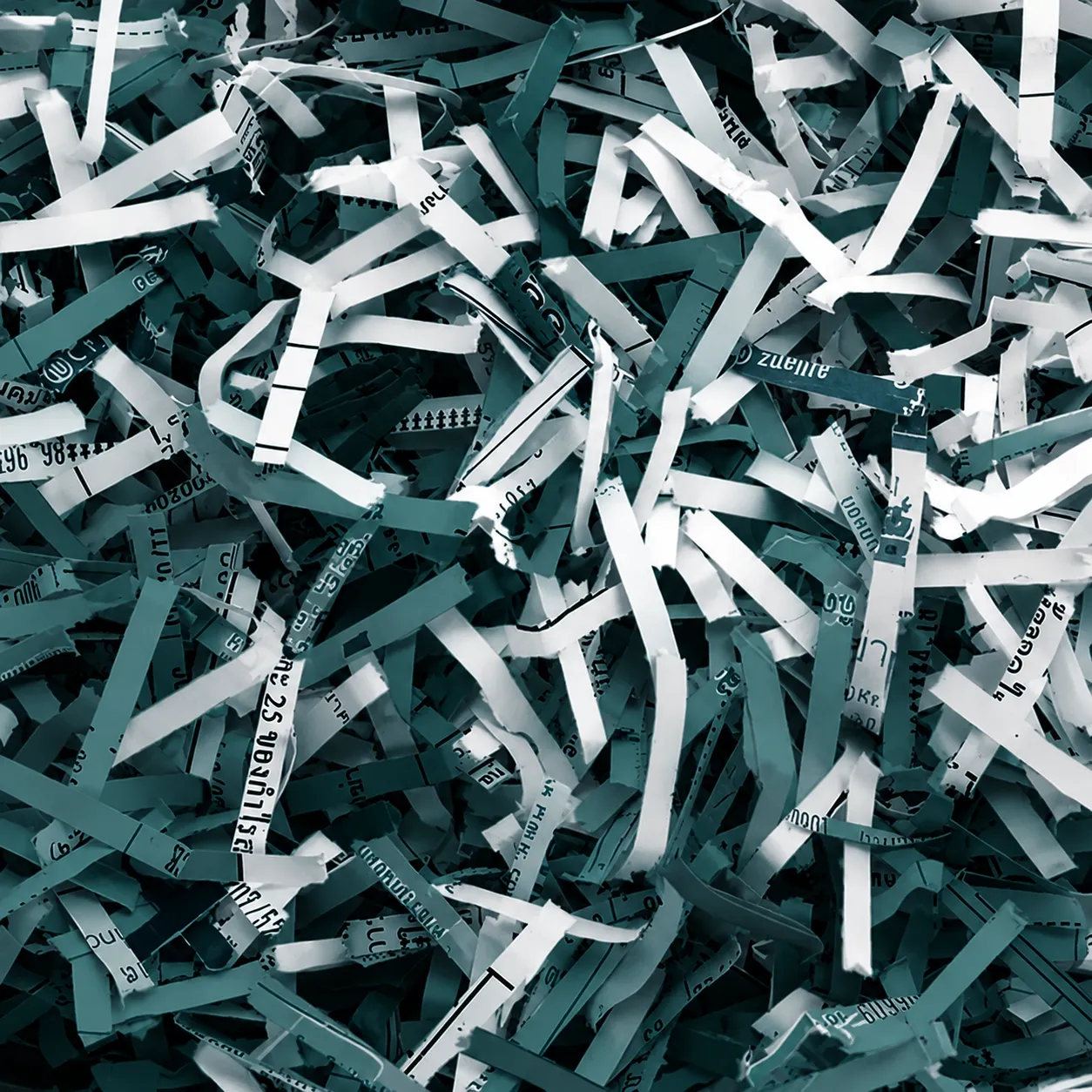 Confidential waste shredding